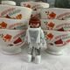 10 Boch coffee bowls (Belgium)