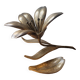 Cendrier fleur en laiton