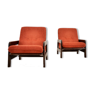 Paire de fauteuils des