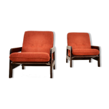 1970s Pair of Armchairs, Czechoslovakia