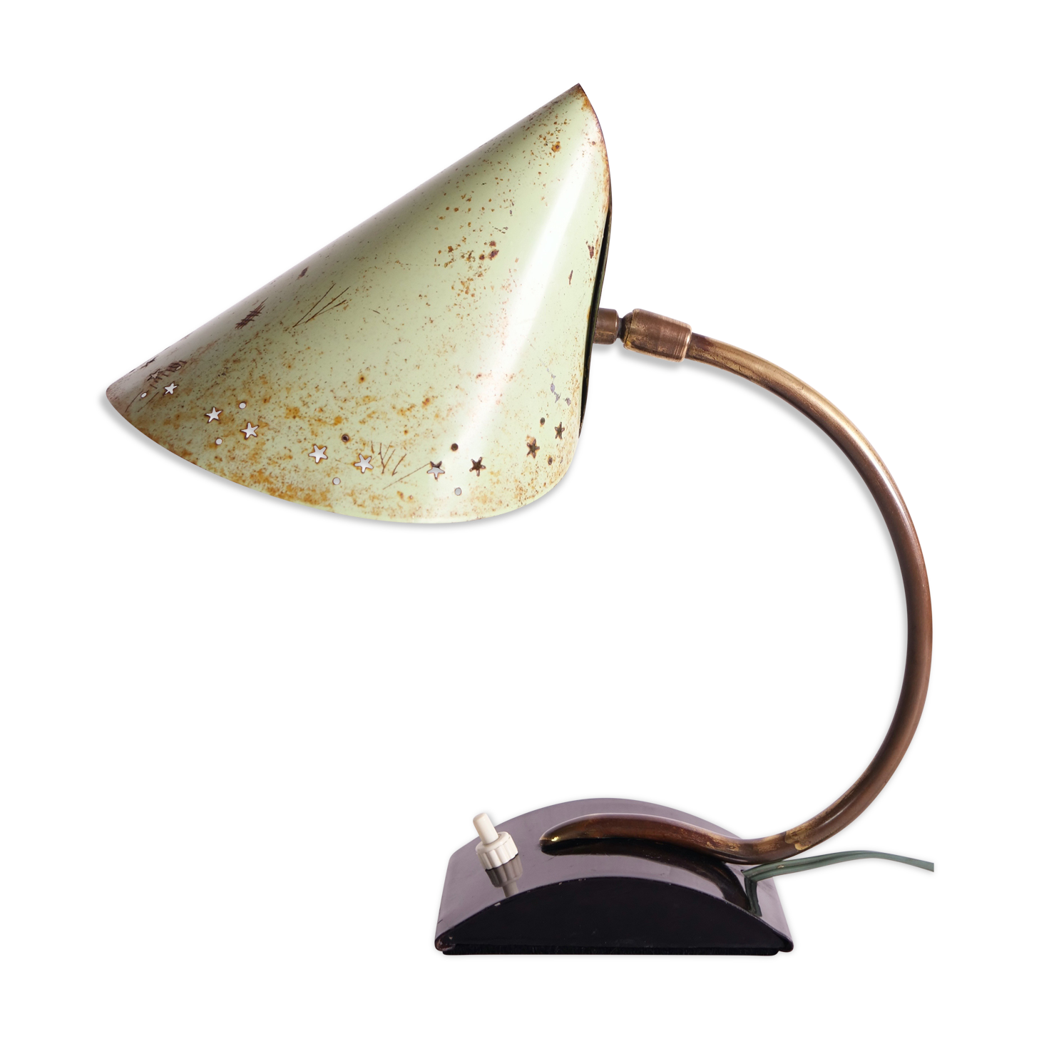 Cocotte lamp Eastern rusty deco