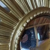 Sun mirror from the 50s/60s. Witch's Eye. 60 cm.