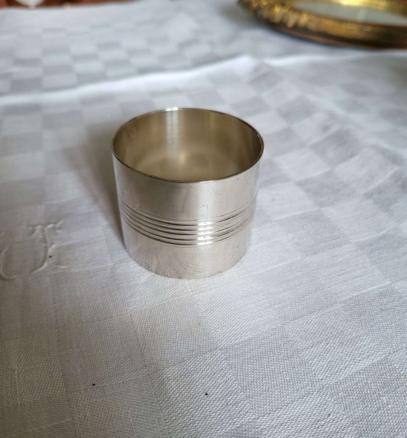 Silver Metal Napkin Ring