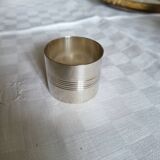 Rond de Serviette en Métal Argenté