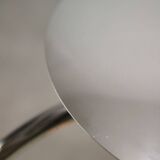 Mid-Century Italian Big Button Table Lamp in Chrome