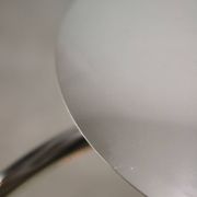 Mid-Century Italian Big Button Table Lamp in Chrome
