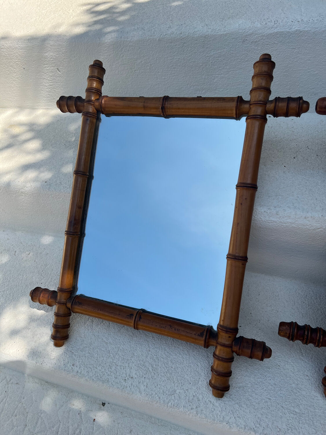 Bamboo mirror 1960s