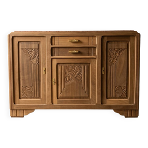 buffet art déco en noyer