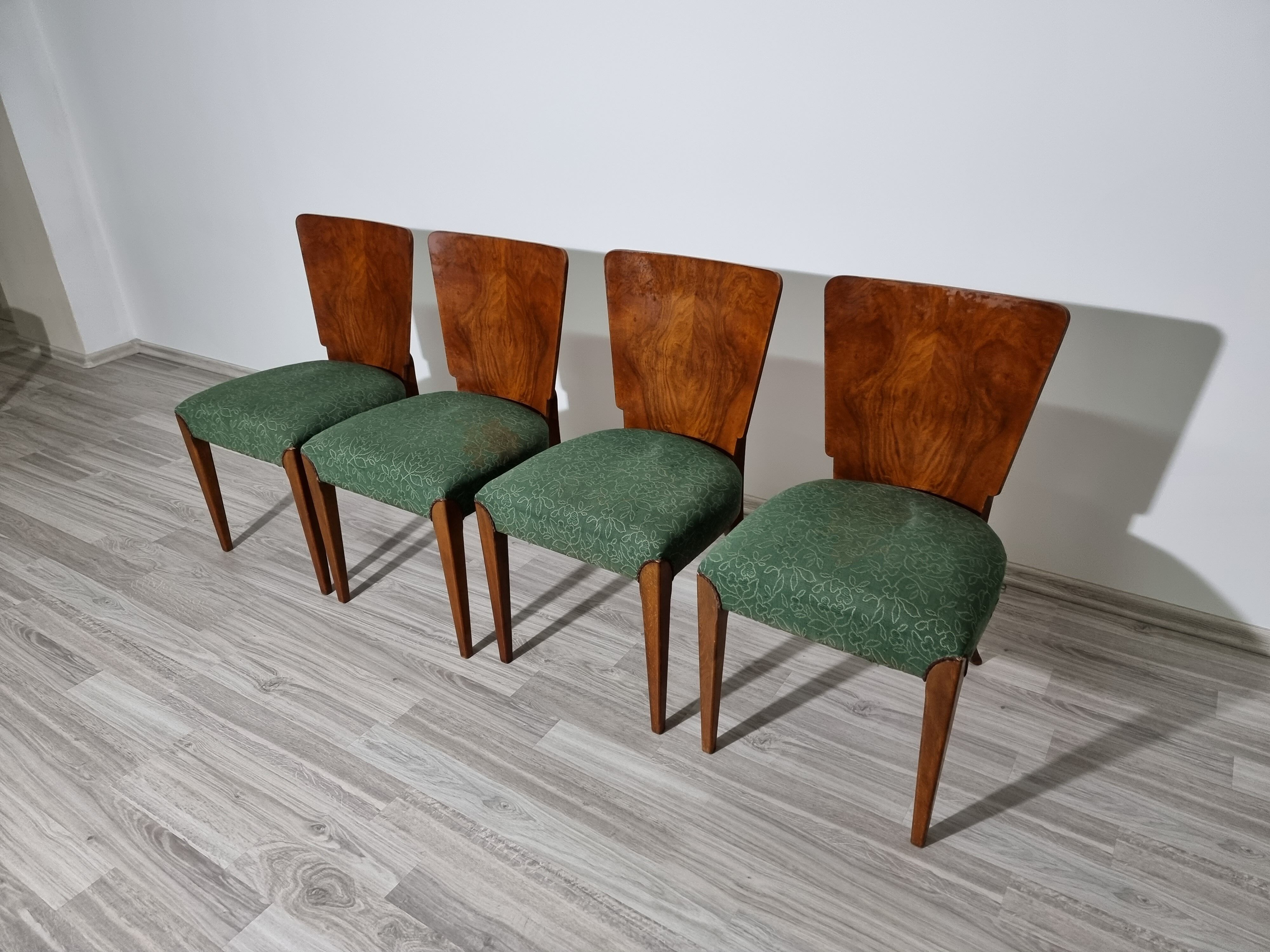 Dining chairs by Jindrich Halabala