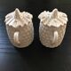 Pair of slipware pots