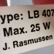 Three small cylinder lamps from J. Rasmussen Lighting, 1980s, Denmark.