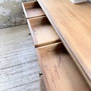 Oak console table from the 1960s.