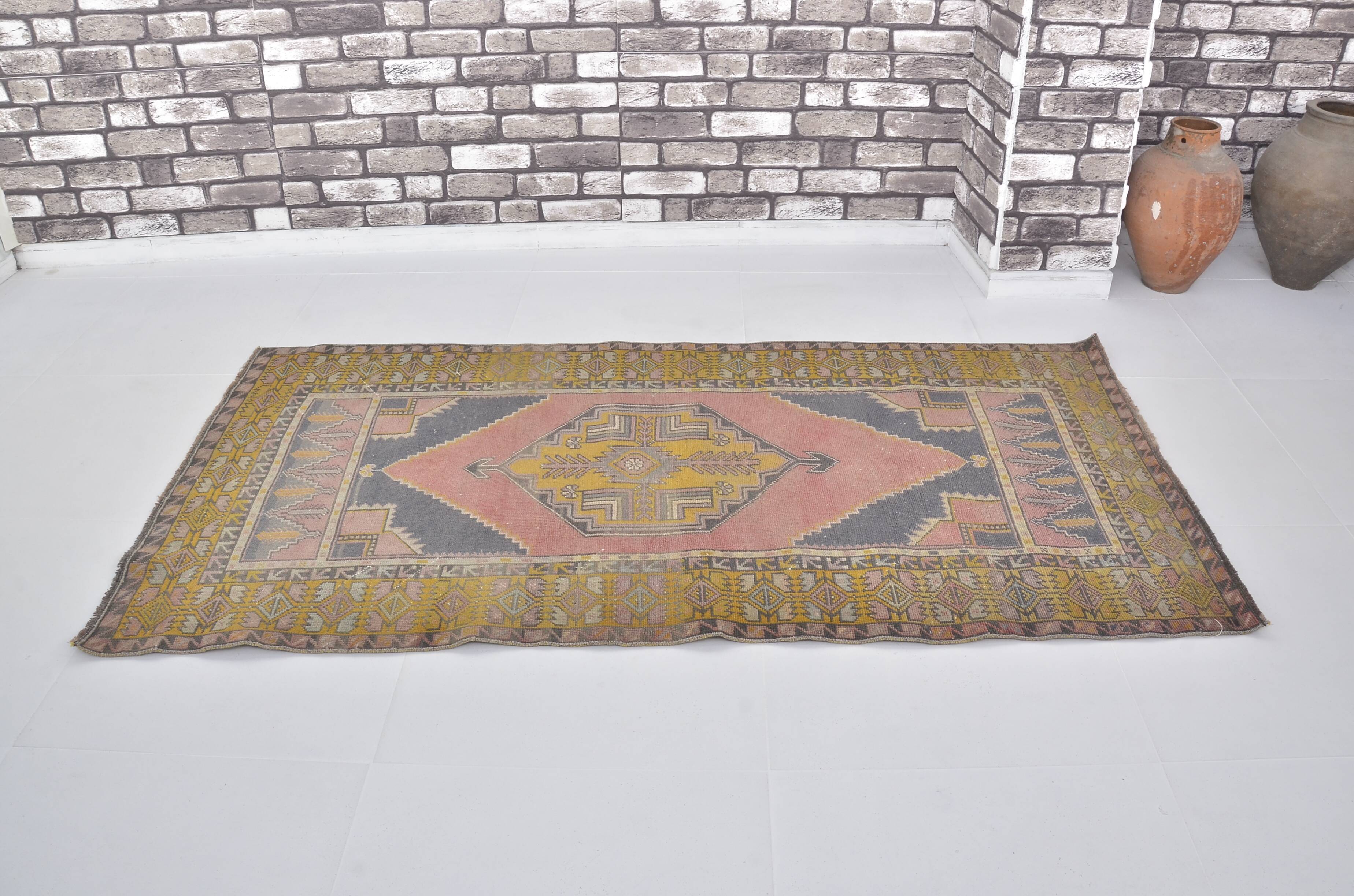 Red & Orange Turkish Vintage Rug sku 2484