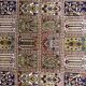 Vintage turkish silk carpet 92x157 cm