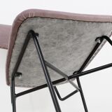 Set of 4 Italian mid century style dining chairs 1950s