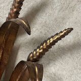 Vintage Italian ear of wheat wall light