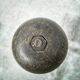 Pair of vintage dumbbells in cast iron and wood