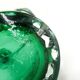 Scandinavian green glass lamp Kosta Hans-Owe Sandeberg Sweden 1960