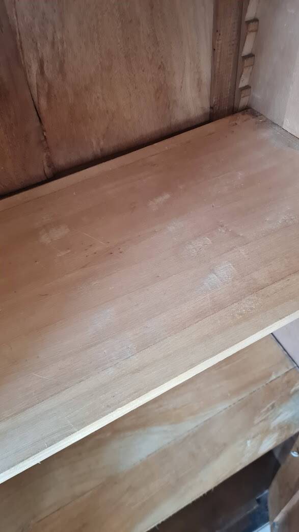 Glass-fronted Parisian wardrobe