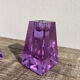 Pair of 1980 candle holders in blown glass