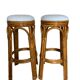 Tabourets de bar rotin