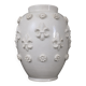 Large vase signed Emile Tessier with a lily flower design.