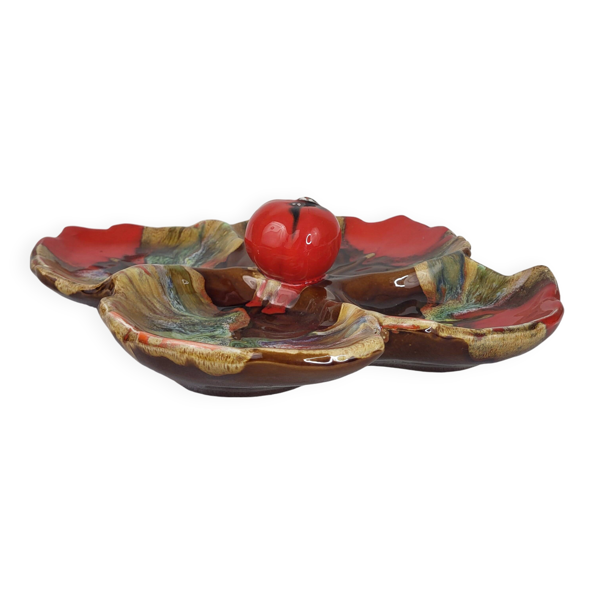 Serving dish in Vallauris ceramic