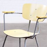 Set of 4 vintage industrial chairs