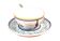 Cup / Saucer for breakfast Faïence Henriot Quimper France