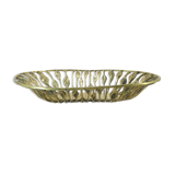 Vintage bronze fruit basket design austrian year 50
