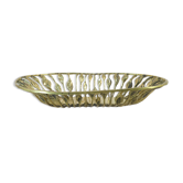 Corbeille a fruit vintage en bronze design autrichien année 50