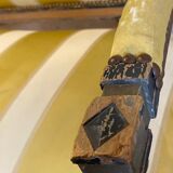 Louis XVI style yellow sofa