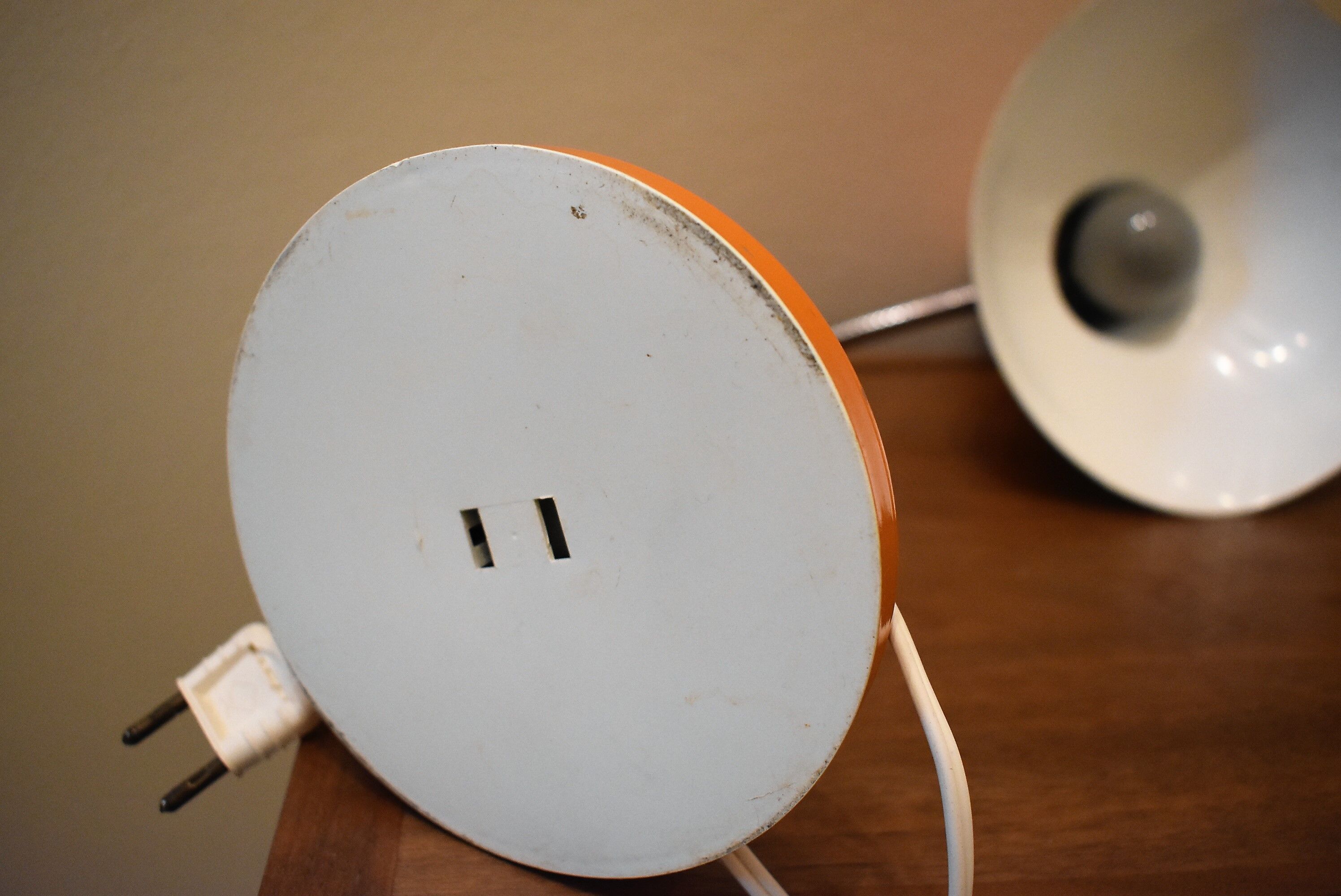 Vintage Orange desk lamp