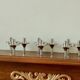 Trio of 1960s vintage candle holder by Stoff Nagel