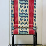 Two Sheepbone chairs and a matching ottoman