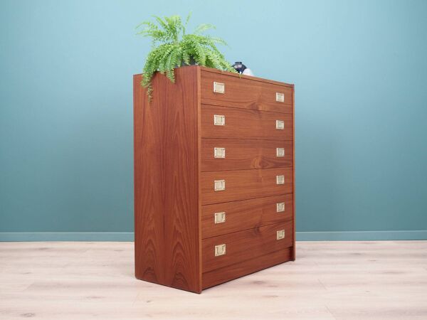 Commode en merisier, design danois, années 1970