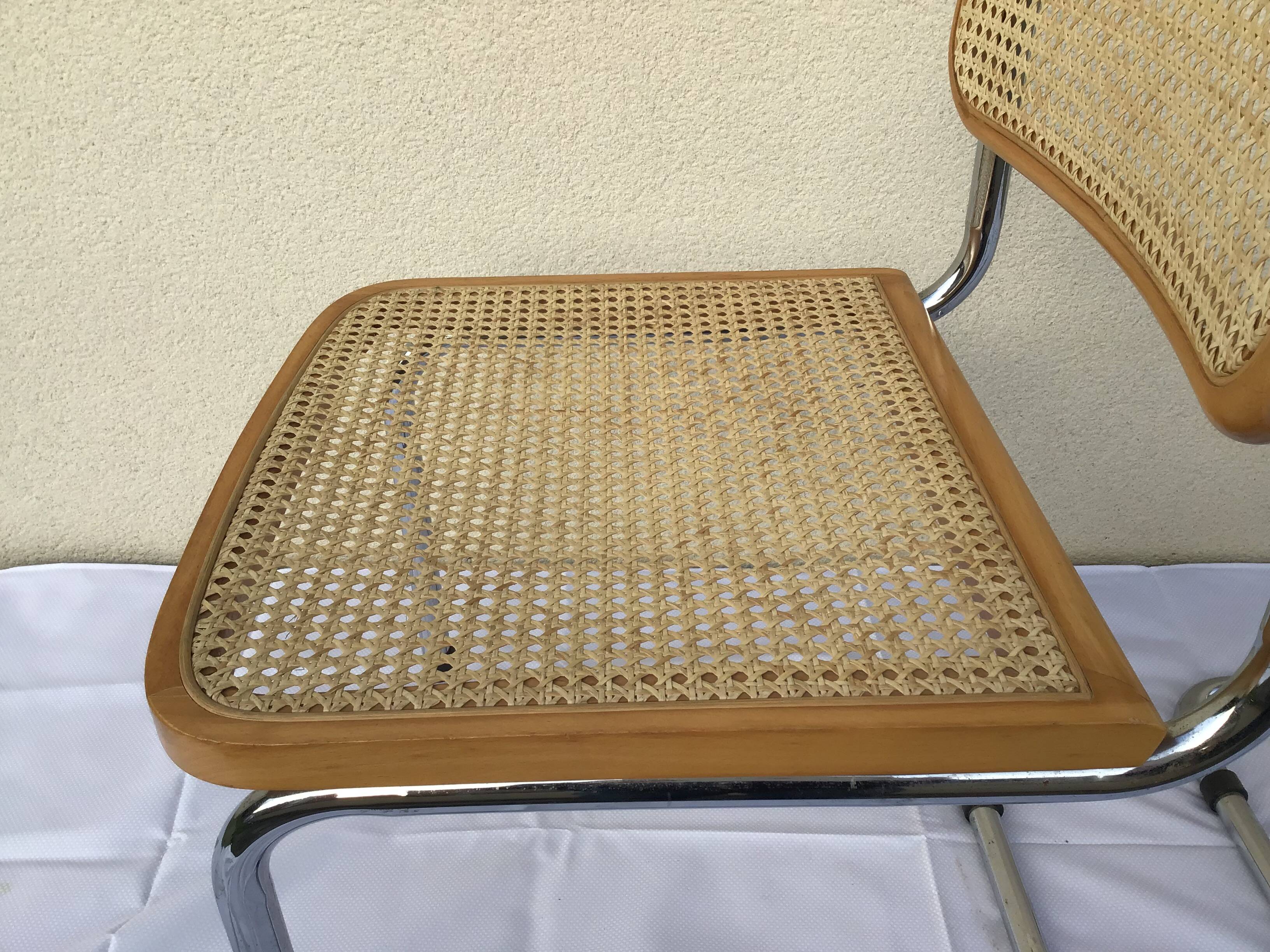 Pair of Marcel Breuer B32 chairs