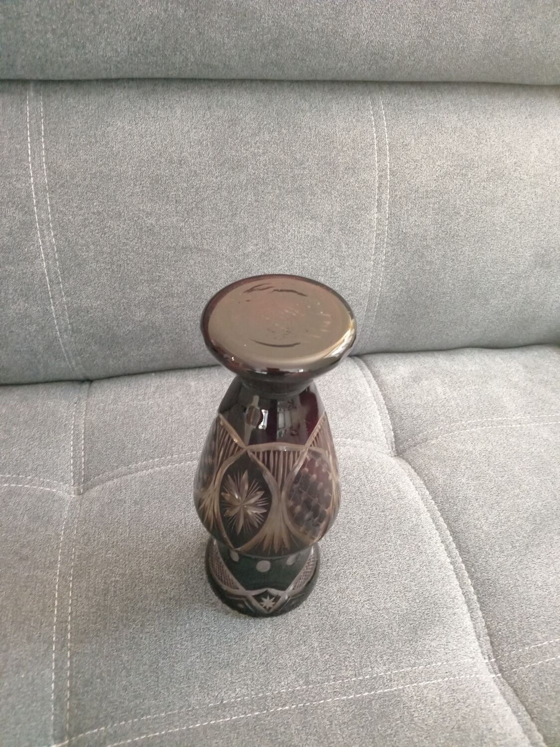 Vintage Bohemian Crystal Vase