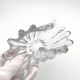 Ouraline Coupe Blown Glass Bohemia Shell Sculpture 1950