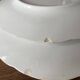 Set of 3 antique Longchamp ironstone dinner plates.
