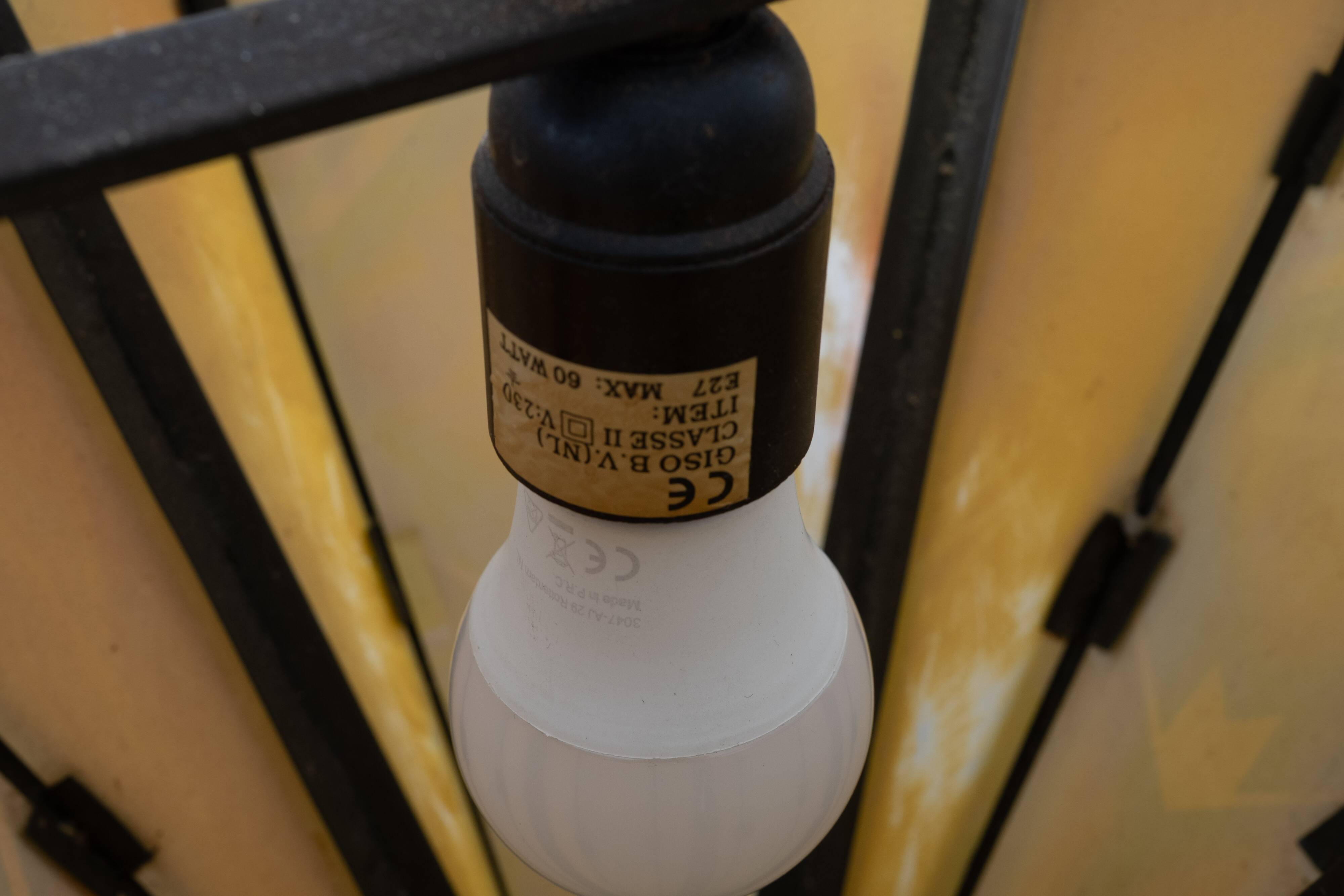 Amsterdam school Dutch Art Deco Stained Glass Chandelier Holland