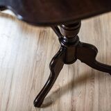 19th Century European Eclectic Walnut Living Room Table in Black, 1890s