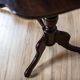 19th Century European Eclectic Walnut Living Room Table in Black, 1890s