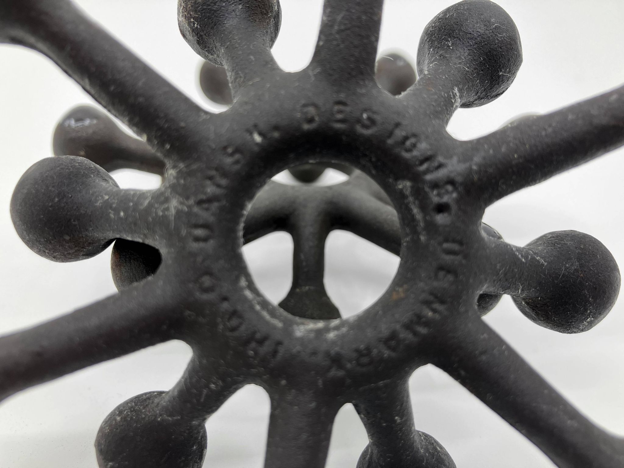 "The Spider" Cast Iron Candlesticks • Dansk Designs • 1962