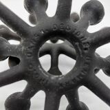"The Spider" Cast Iron Candlesticks • Dansk Designs • 1962