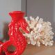 Ceramic seahorse candlestick by Bitossi