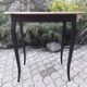 Black office table