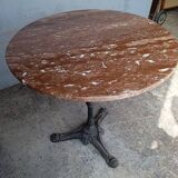 70cm marble bistro table / pedestal table