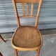 Pair of authentic antique Fischel Vintage bistro chairs