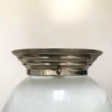 Plafonnier boule opaline années 40